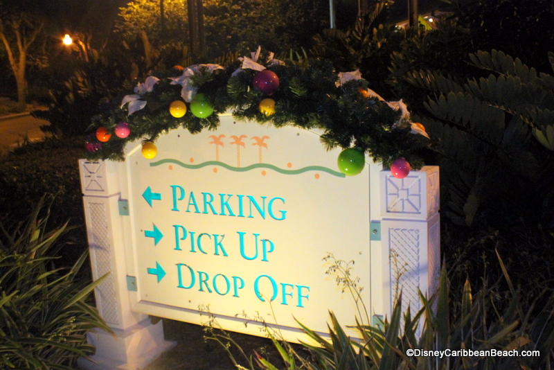 Sign outside